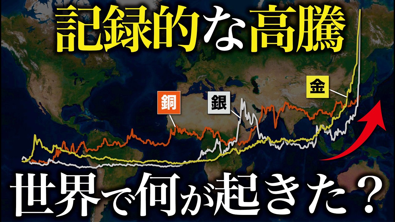 記録的な貴金属高騰の裏側で、世界では何が起きていた？【ゆっくり解説】