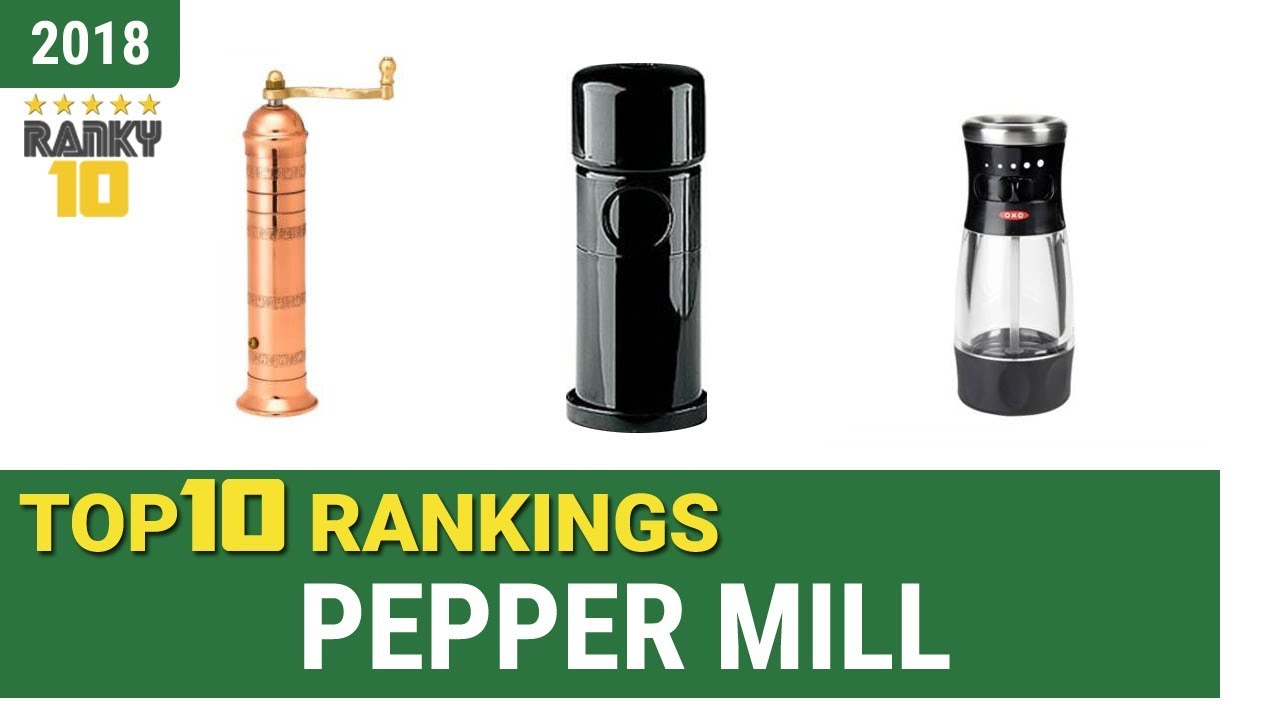 Best Pepper Mill Top 10 Rankings, Review 2018 & Buying Guide YouTube