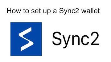 How to set up a Sync2 wallet on Mobile