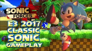 Sonic Forces At E3 2017:Classic Sonic Boss Battle Gameplay
