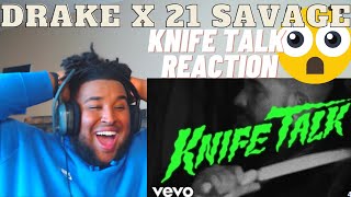 Drake - Knife Talk (Official Video) ft. 21 Savage, Project Pat (REACTION)