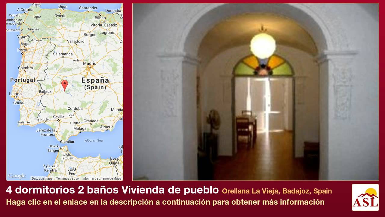 4 dormitorios 2 baños Vivienda de pueblo se Vende en Orellana La Vieja, Badajoz, Spain