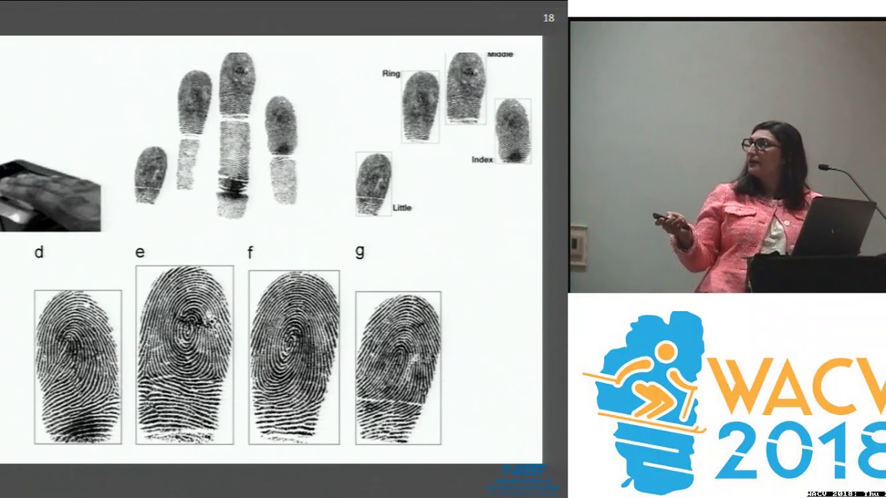 WACV18: Workshop: CDBR: Invited Talk: Advances in Fingerprint Matching Technologies, Elham Tabass