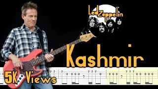 Video thumbnail of "Led Zeppelin - Kashmir (Bass Tabs & Notation) By @ChamisBass"