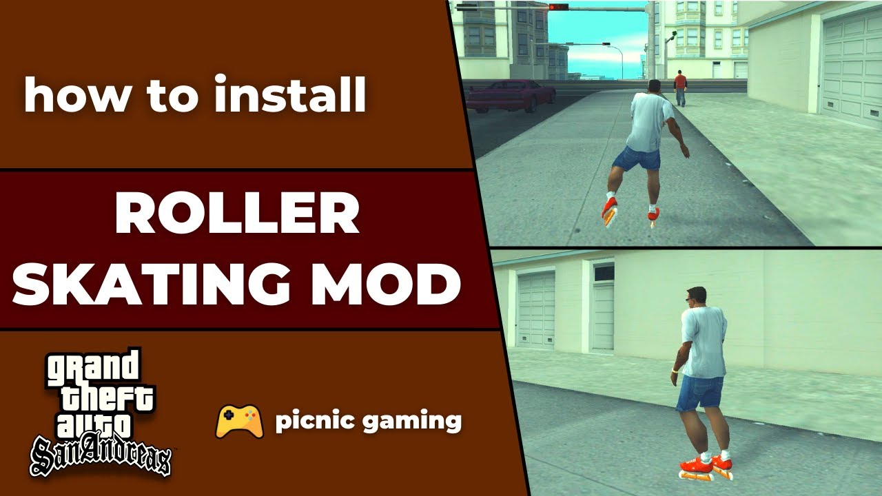 How to install Roller Skating Mod in Gta Sa Roller Skates for CJ Gta