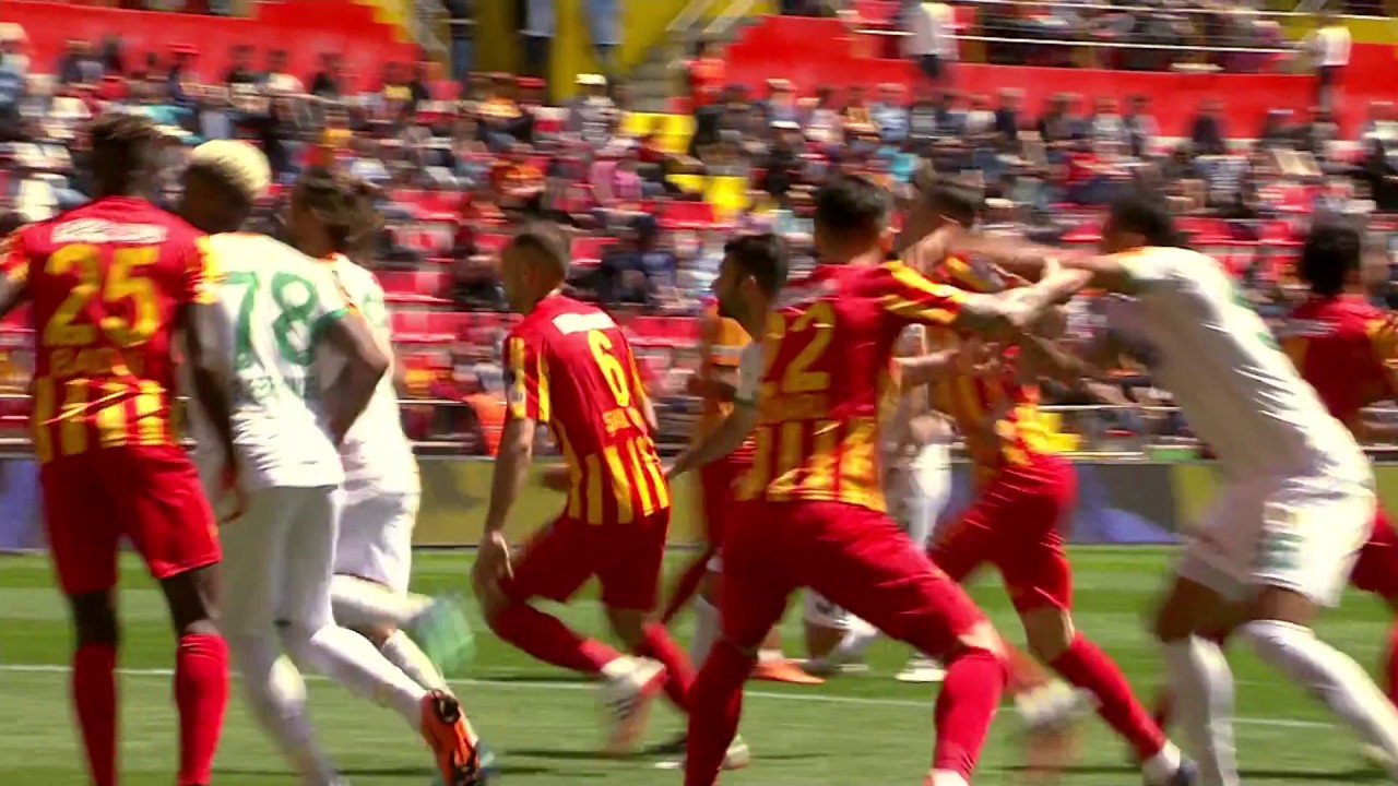 2017-2018 Süper Lig KAYSERİSPOR - ALANYASPOR 1-2 Maç Özeti