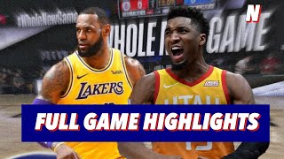 Los angeles lakers vs utah jazz - full game highlights | august 3,
2020 2019-20 season