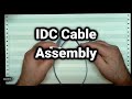 Assembling an IDC cable