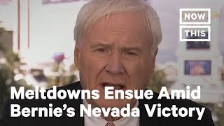 Watch MSNBC Meltdown Amid Bernie’s Nevada Victory | NowThis