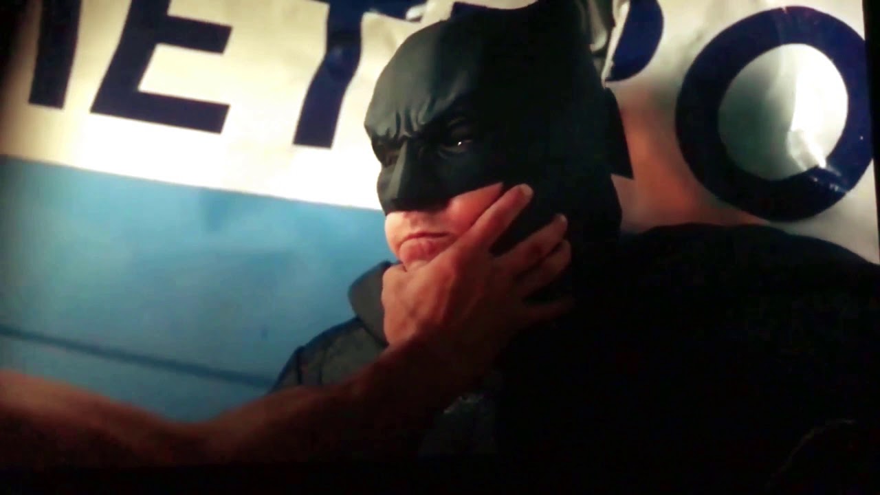 Superman Beats Batman Justice League Scene YouTube