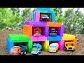 Construction Vehicles, Dump Trucks Blocks Car Toy for Kids