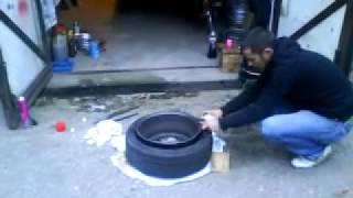 strech on a rim 175 55 R15 on 8coll