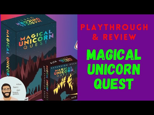 Magical Unicorn Quest - Play Mat x6