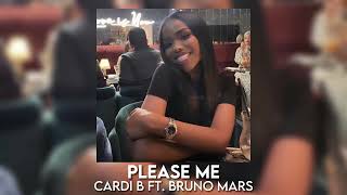 please me - cardi b ft. bruno mars [sped up]