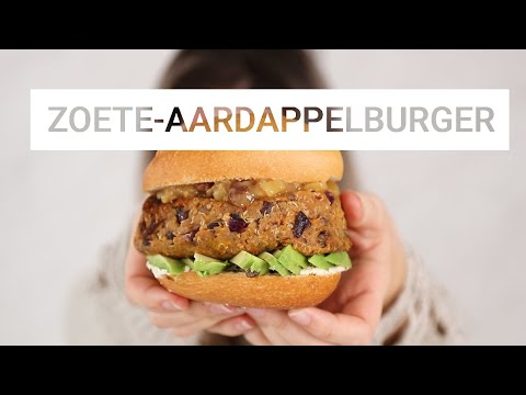 Easy Vegan recept: zoete-aardappelburger!