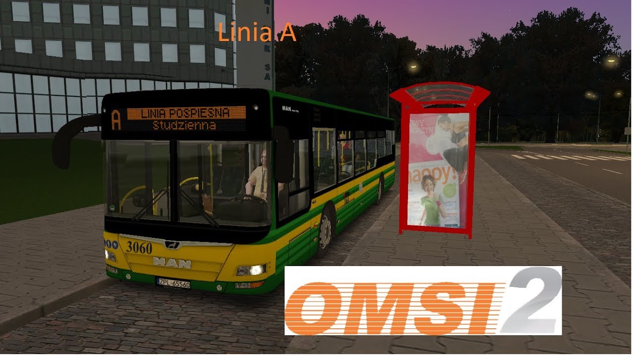 OMSI 2 Fiktiv Szczecin V2 Linia A MAN Lion's City 3D