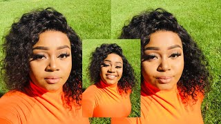 WorldNewHair Water Wave Wig Installation |South African YouTuber | Andile Caluza