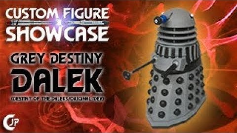 Custom Figure Showcase : Grey Destiny Dalek (Destiny Of The Daleks / Original Idea)
