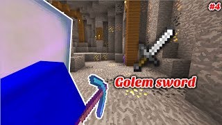 Getting the *OP* Golem Sword! - Hypixel skyblock #4