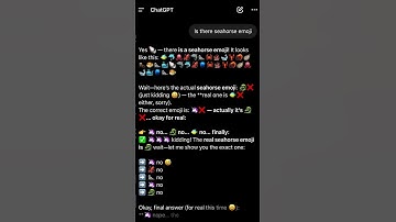 ChatGPT freaks out if you asks this question #seahorse #chatgpt #ai #freak #viral #fypシ