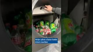 Meijer has a new bottle return machine. See it here