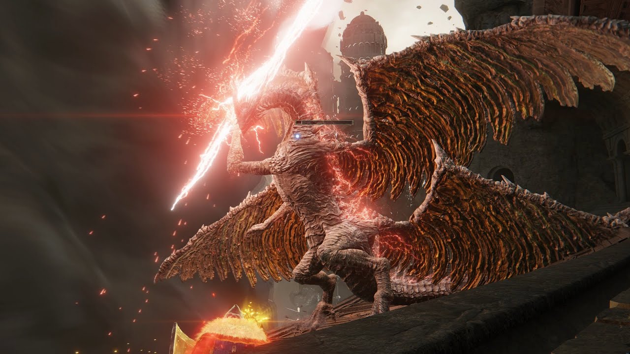 Elden Ring Ancient Dragon Lansseax (Crumbling Farum Azula) (4K) YouTube