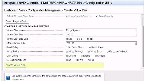 Raid configuration Dell EMC R740 and Server 2016 installation From IDRAC | KAP