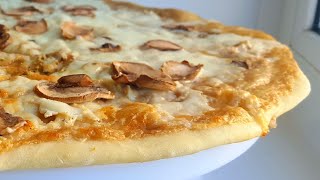 Самая вкусная грибная пицца🍕белый грибной соус🍕 mushroom pizza