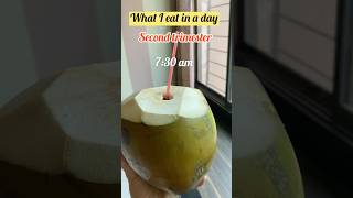 2nd trimester ✨What I eat in a day 😋#shorts #youtubeshorts #ytshorts #food #pregnancy