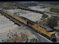 Trains in Cajon Pass With 3 Mile Long Train 4/23/17