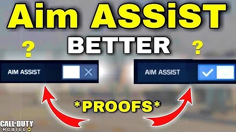 Aim Assist Better On / off | Call of Duty Mobile