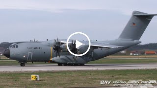 Airbus A400M Atlas - German Air Force 54+03 - landing at Memmingen Airport