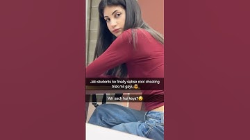 Who cheats like this in exam😱 #trending #viral #coding #university #ai
