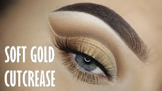 Soft gold cutcrease tutorial (No eyeliner) screenshot 2