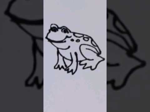 كيفية رسم ضفدع خطوة بخطوة