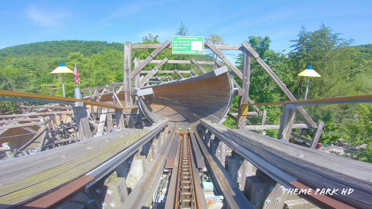 4K Flying Turns Trackless Rollercoaster POV Knoebels Elysburg PA - YouTube