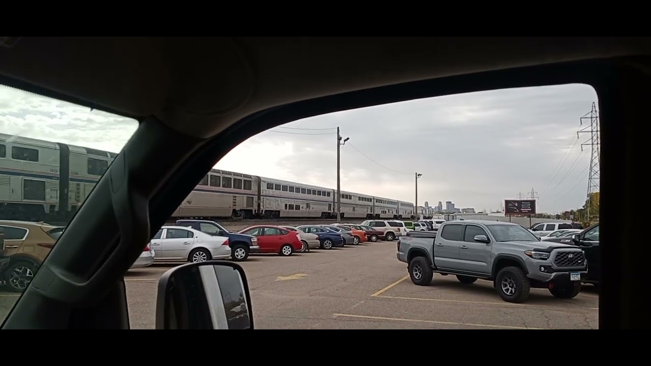 amtrak 8 going through northtown yard Minneapolis minnesota YouTube