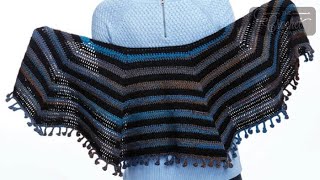 Easy Crochet Casual Shawl