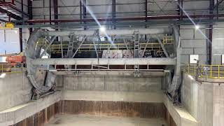 Railcar Dumper In Action