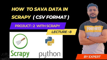 Lecture 8 | save output in scrapy | save scrapy data in csv , json file