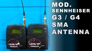 MODIFIER ANTENNE SENNHEISER G3 G4 EN 