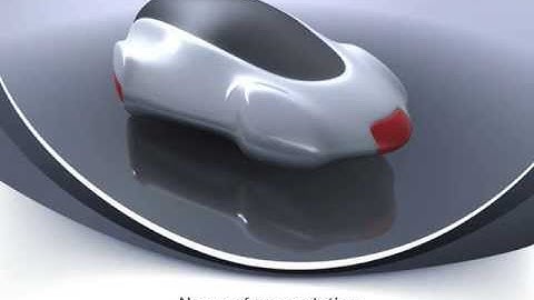 Concept Car PowerPoint Template by PoweredTemplate.com