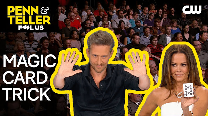 Magician Performs New Card Magic Trick: How Did He Do It? | Penn & Teller: Fool Us | The CW