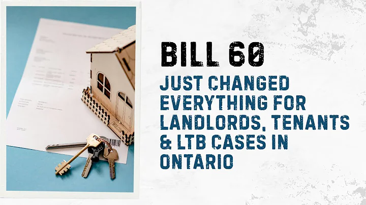 Bill 60 Just Changed Everything for Landlords, Tenants & LTB Cases in Ontario