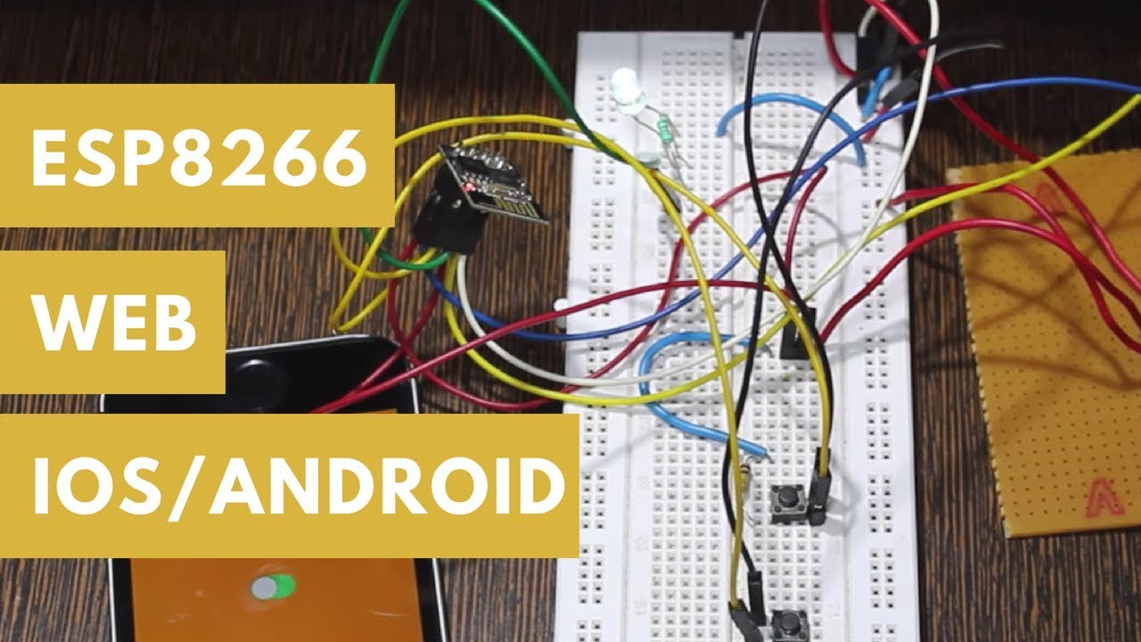 Control ESP8266 WIFI over Internet Mobile/Web PART - 1 - YouTube