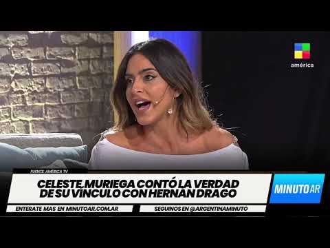 Celeste Muriega reveló cuál fue el vínculo con Hernán Drago Minuto Argentina