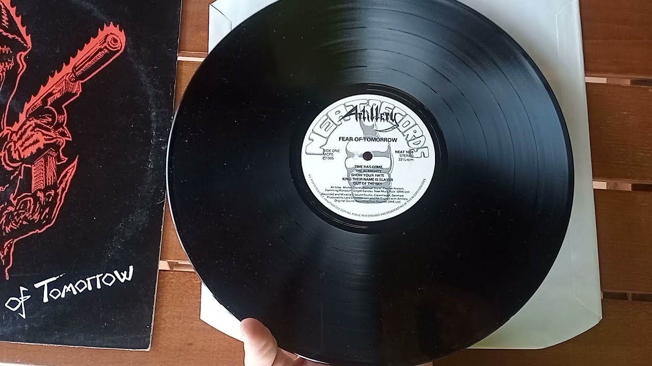 ARTILLERY: Fear of Tomorrow LP (Neat Records, 1985). Rare original