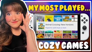 My TOP 10 MOST Played Cozy Games🌱  | Nintendo Switch + PC