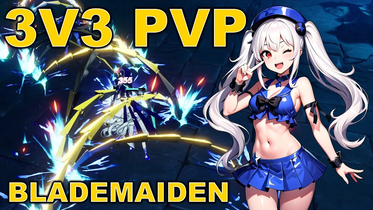 Blademaiden 3v3 PvP at level 70