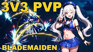 Blademaiden 3v3 PvP at level 70 @Alisaa